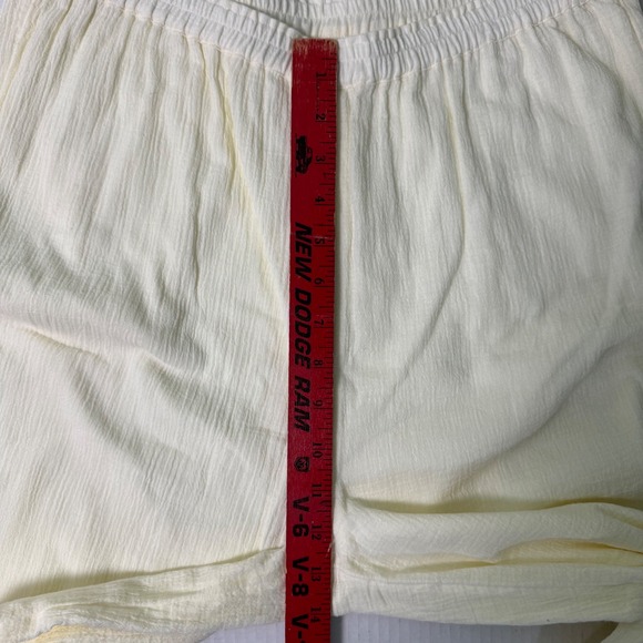 Soft Surroundings La Marche Guaze Pants Natural Women's Size M Wide Leg Cotton - Picture 5 of 8
